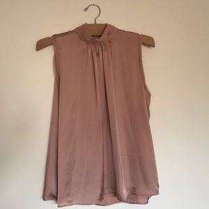 Sleeveless Silky Blouse (size 2-4)